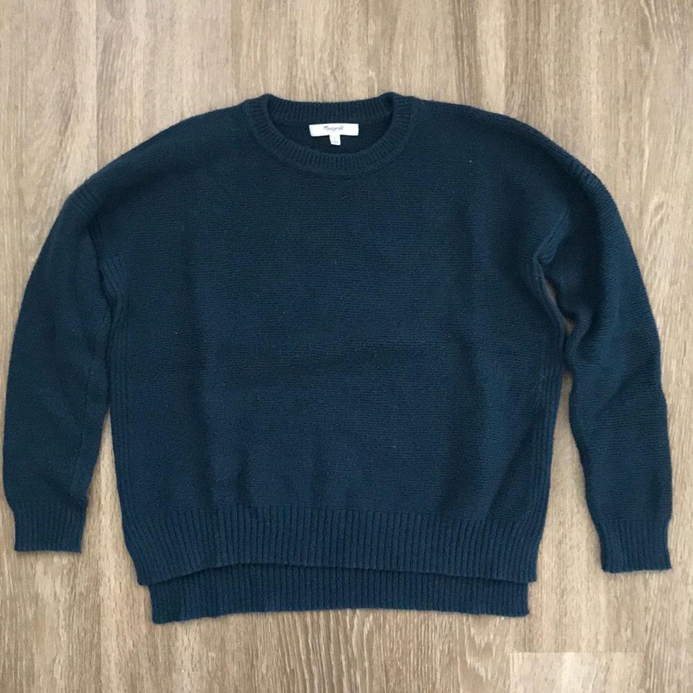 Dark Teal Blue Sweater